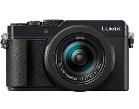The Panasonic DC-LX100 II is an enthusiast compact with a 17MP Four Thirds sensor that allows the camera to maintain the same field-of-view at 16:9, 3:2 and 4:3 aspect ratios. 