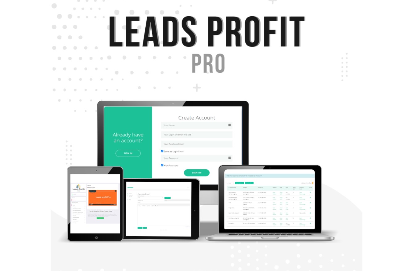 Leads Profit Pro demo