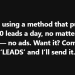 How to Get 50–100 Leads/Day in ANY Niche Using AI (No Ads, No Tech Overwhelm)